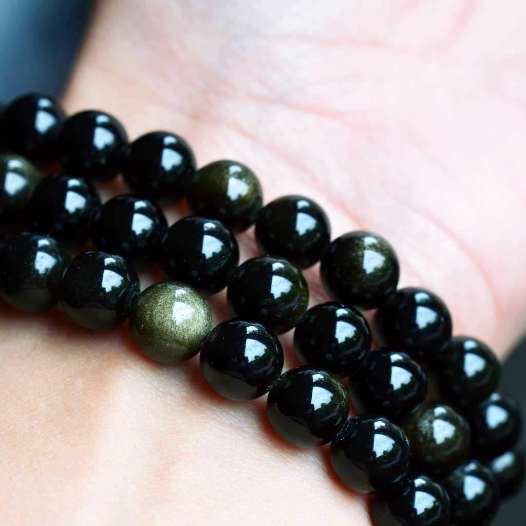 Gold sheen Obsidian