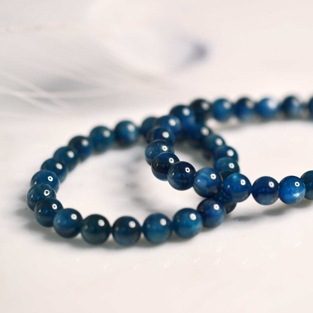 Kyanit Armband