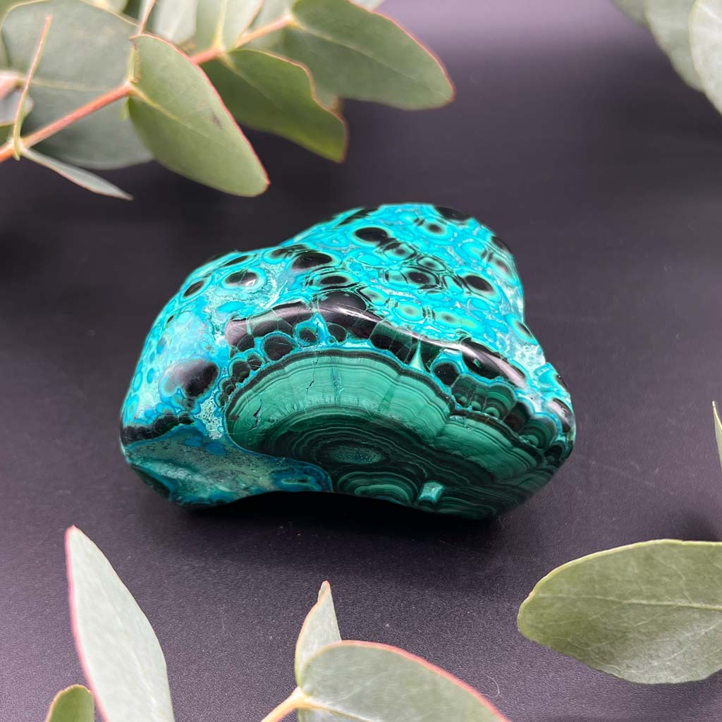Malachit x Chrysokolla freeform