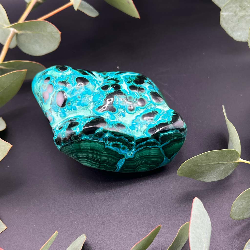 Malachit x Chrysokolla freeform