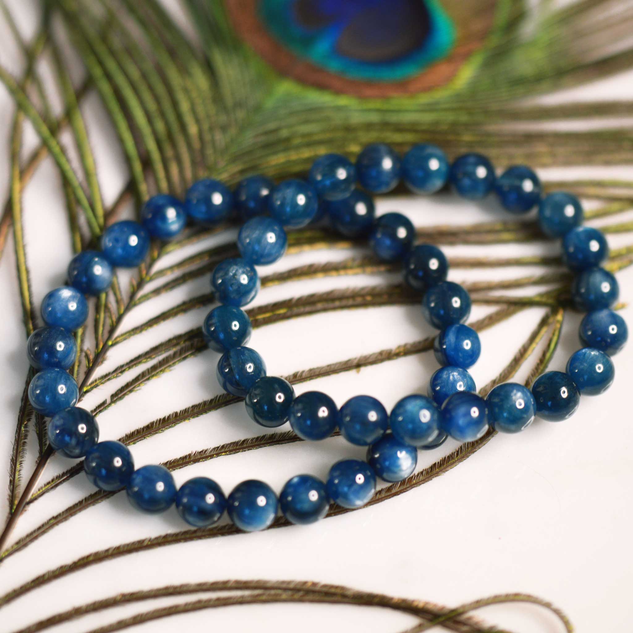 Kyanit Armband